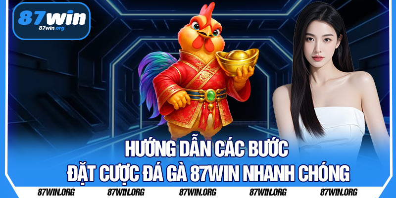 Hướng Dẫn Các Bước Đặt Cược Đá Gà 87WIN Nhanh Chóng